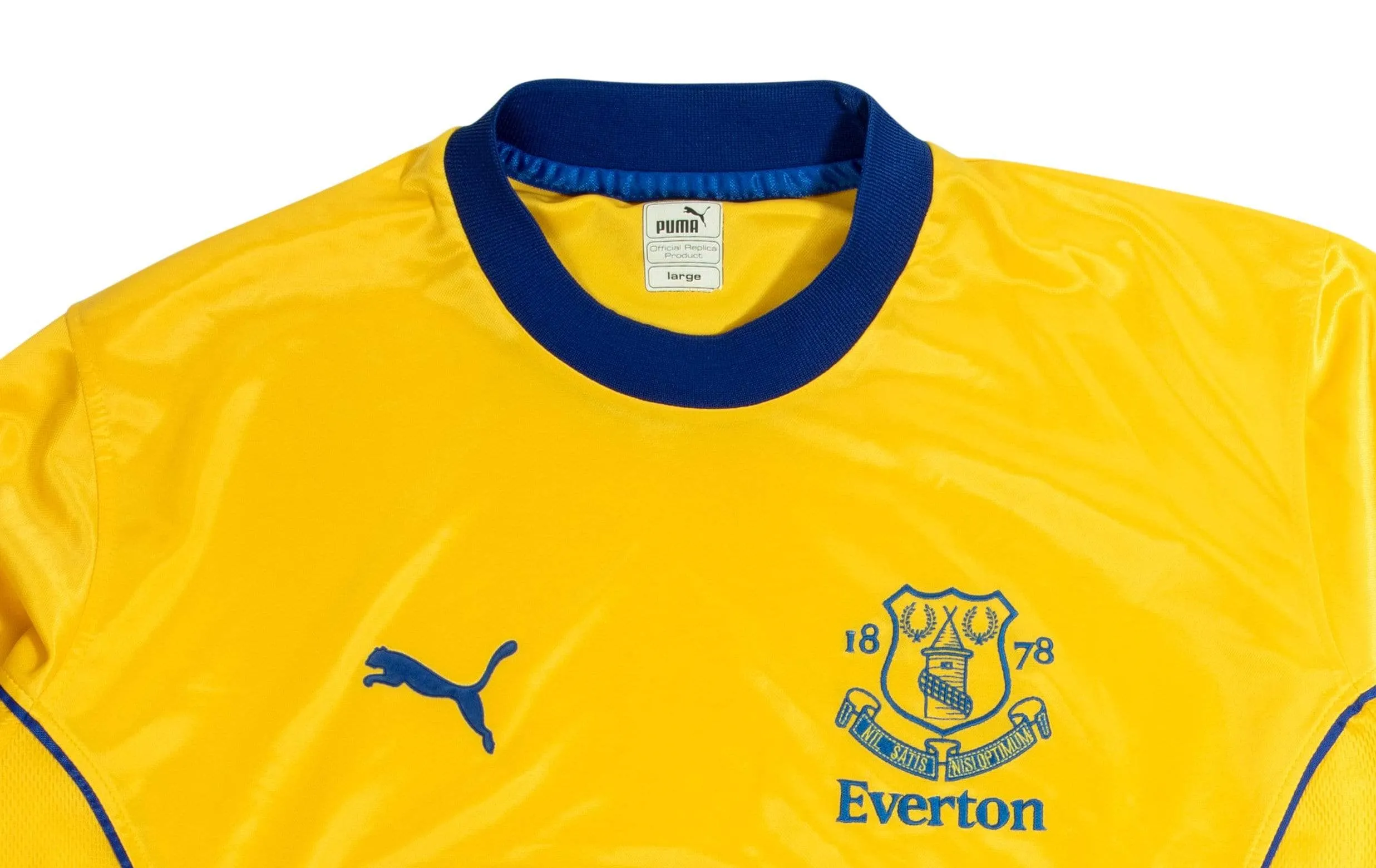 2001-02 Everton Away Shirt L/S L (Excellent)