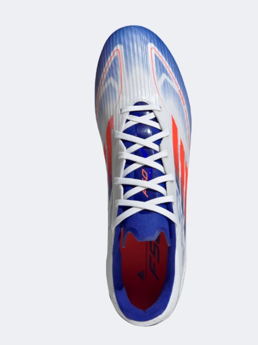 Adidas F50 League Fg Mg Men Football Shoes White/Blue/Red