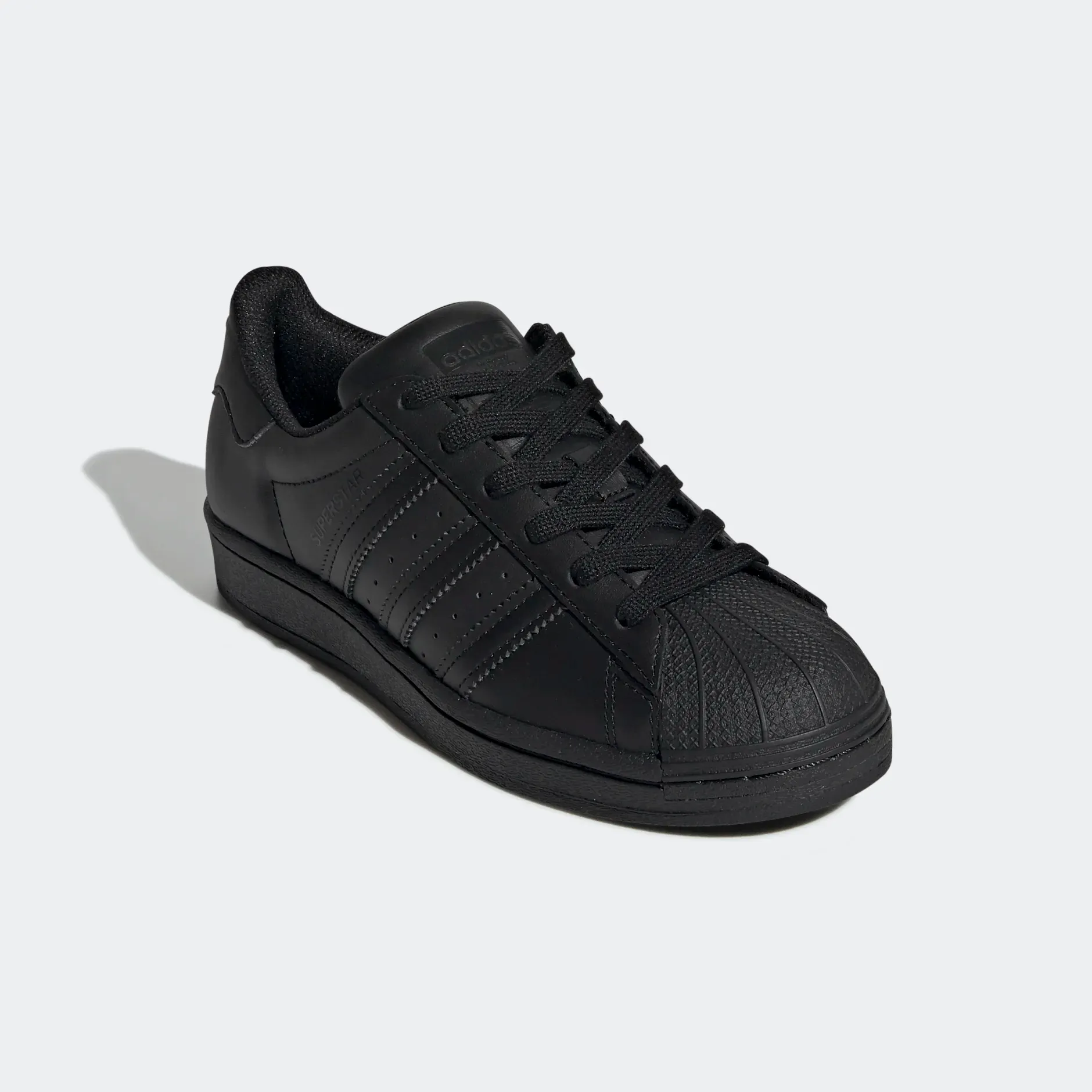 Adidas Kid's Superstar Shoes - All Black