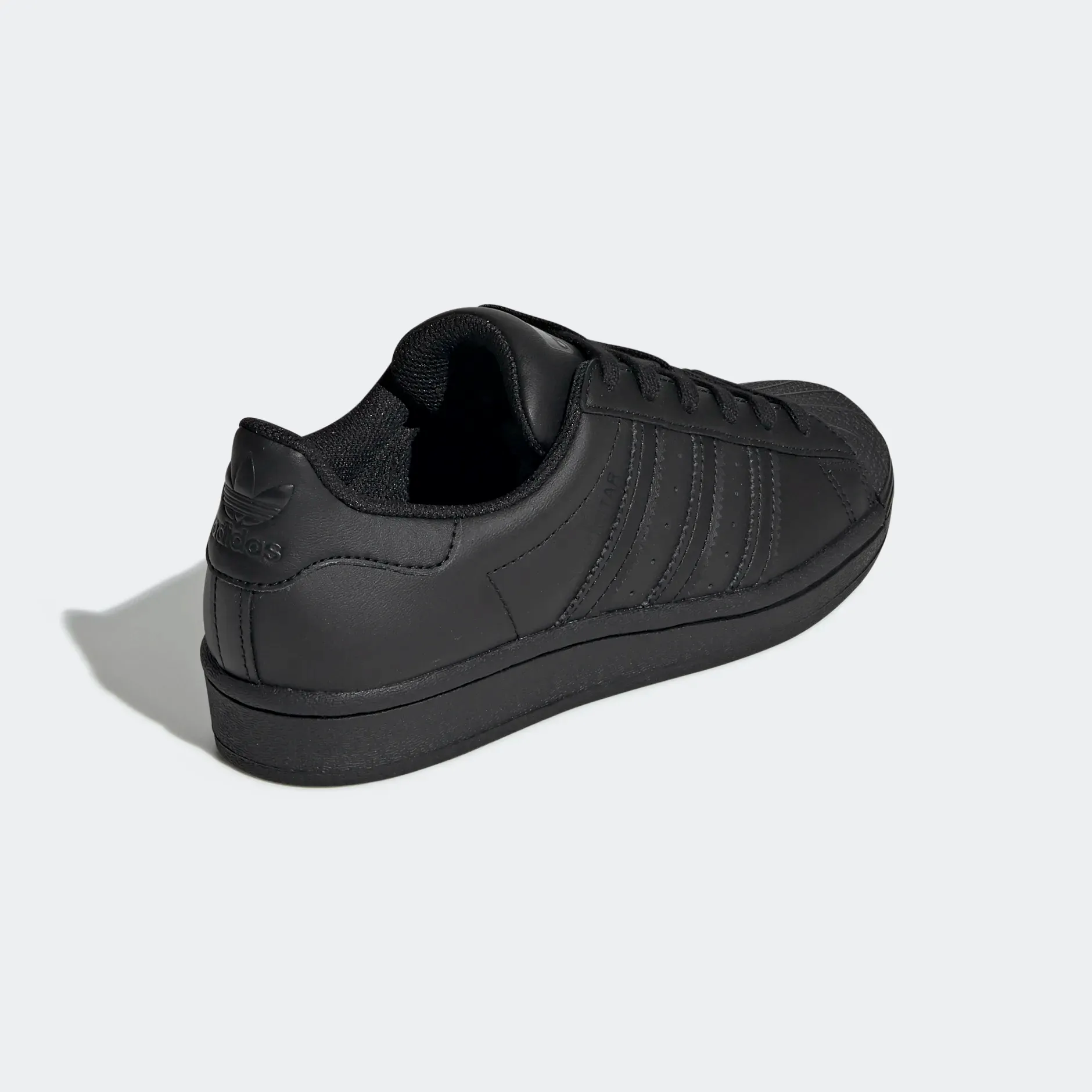 Adidas Kid's Superstar Shoes - All Black