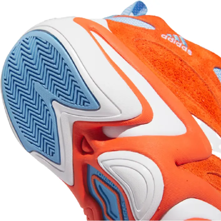 Adidas Men's Crazy 8 Shoes - Team Orange / Cloud White / Team Light Blue