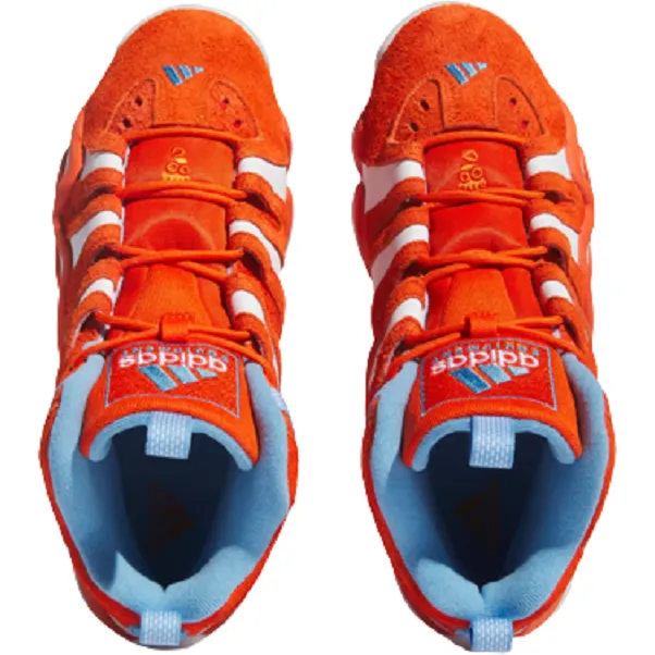 Adidas Men's Crazy 8 Shoes - Team Orange / Cloud White / Team Light Blue