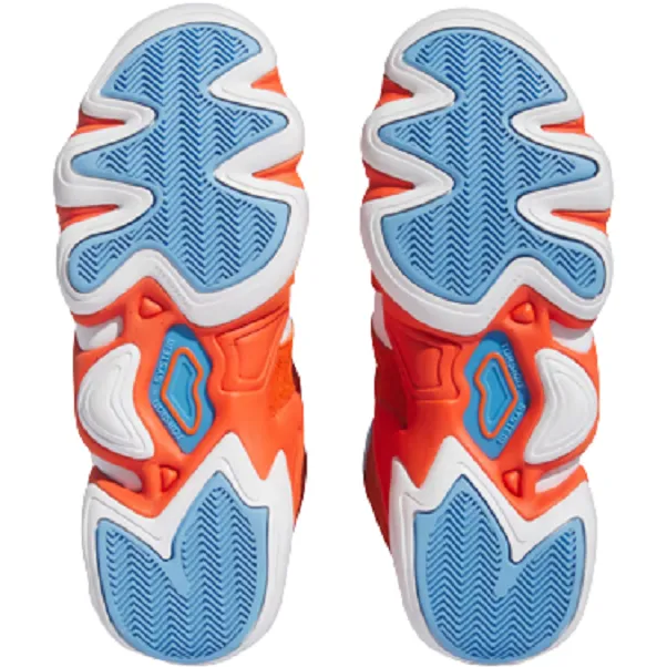 Adidas Men's Crazy 8 Shoes - Team Orange / Cloud White / Team Light Blue