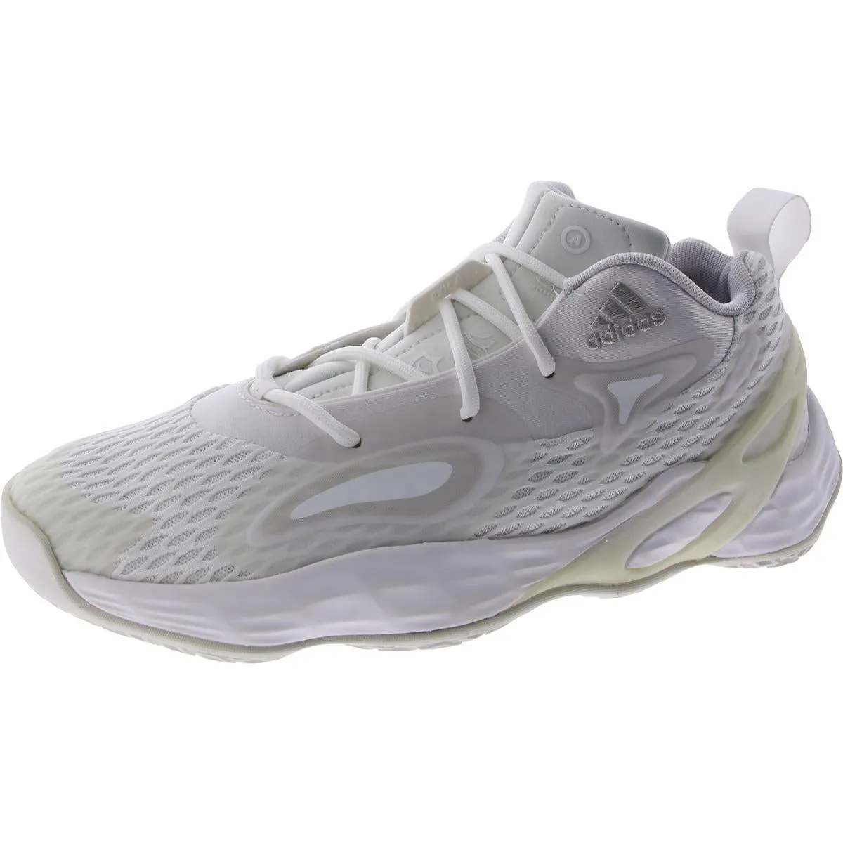 Adidas Mens Exhibit A Lace-Up Fitness Basketball Shoes