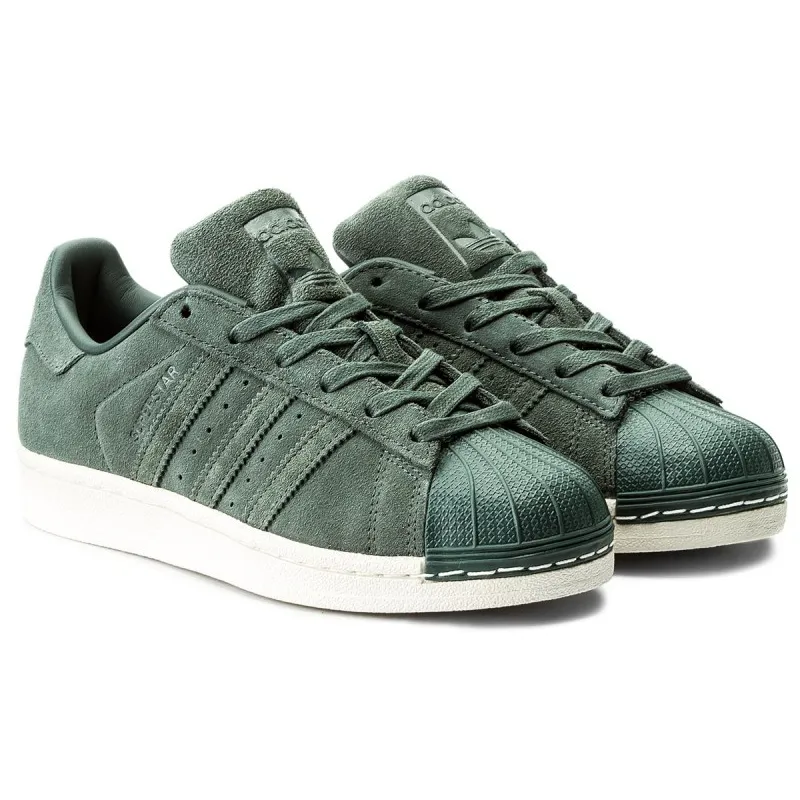 Adidas Men's Superstar Shoes - All Green Night