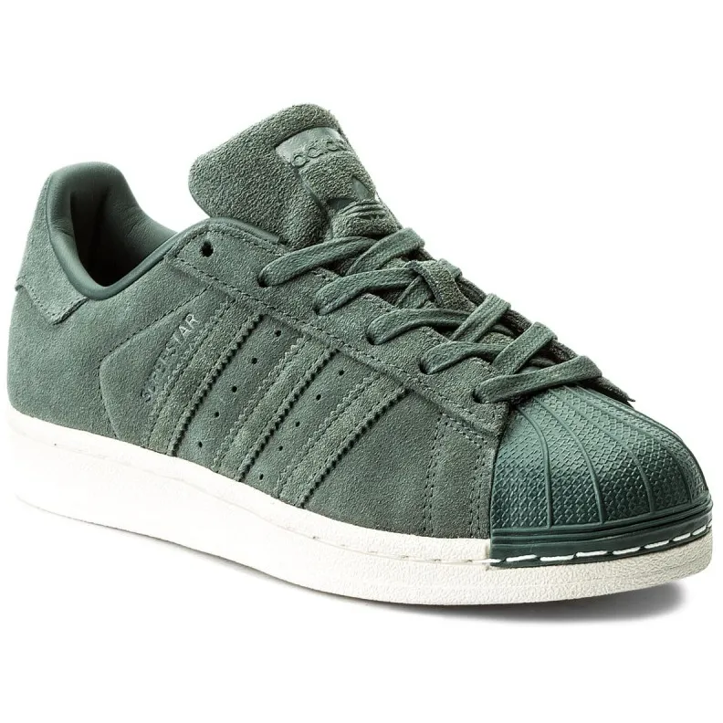 Adidas Men's Superstar Shoes - All Green Night