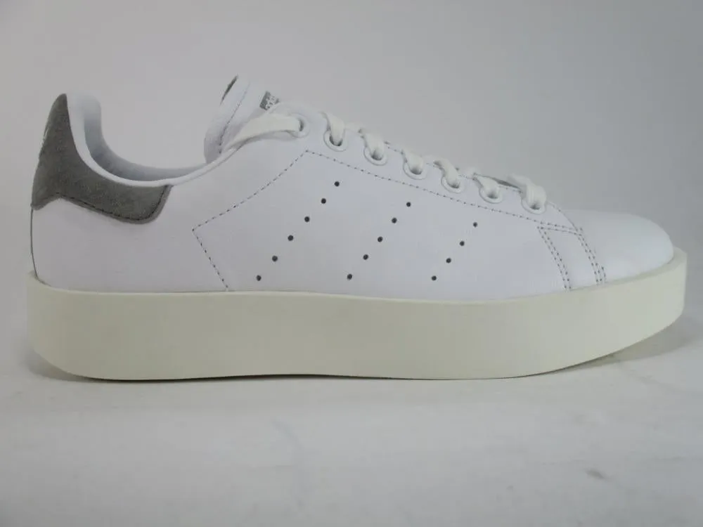 Adidas Originals scarpa sneakers da donna con zeppa Stan Smith Bold W CQ2829 bianco-grigio