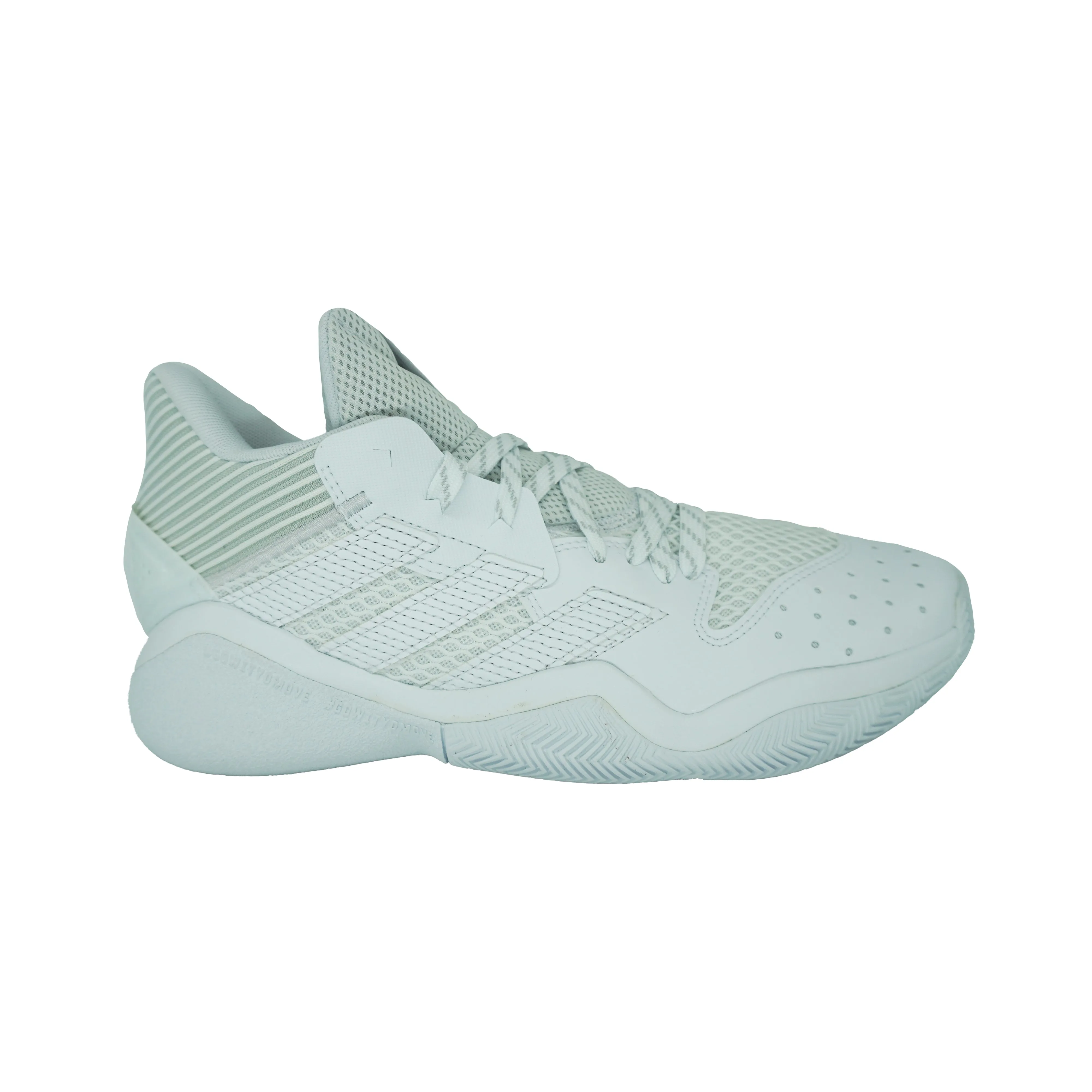 Adidas Unisex Adult Harden Stepback Basketball Shoes White Size 8.5