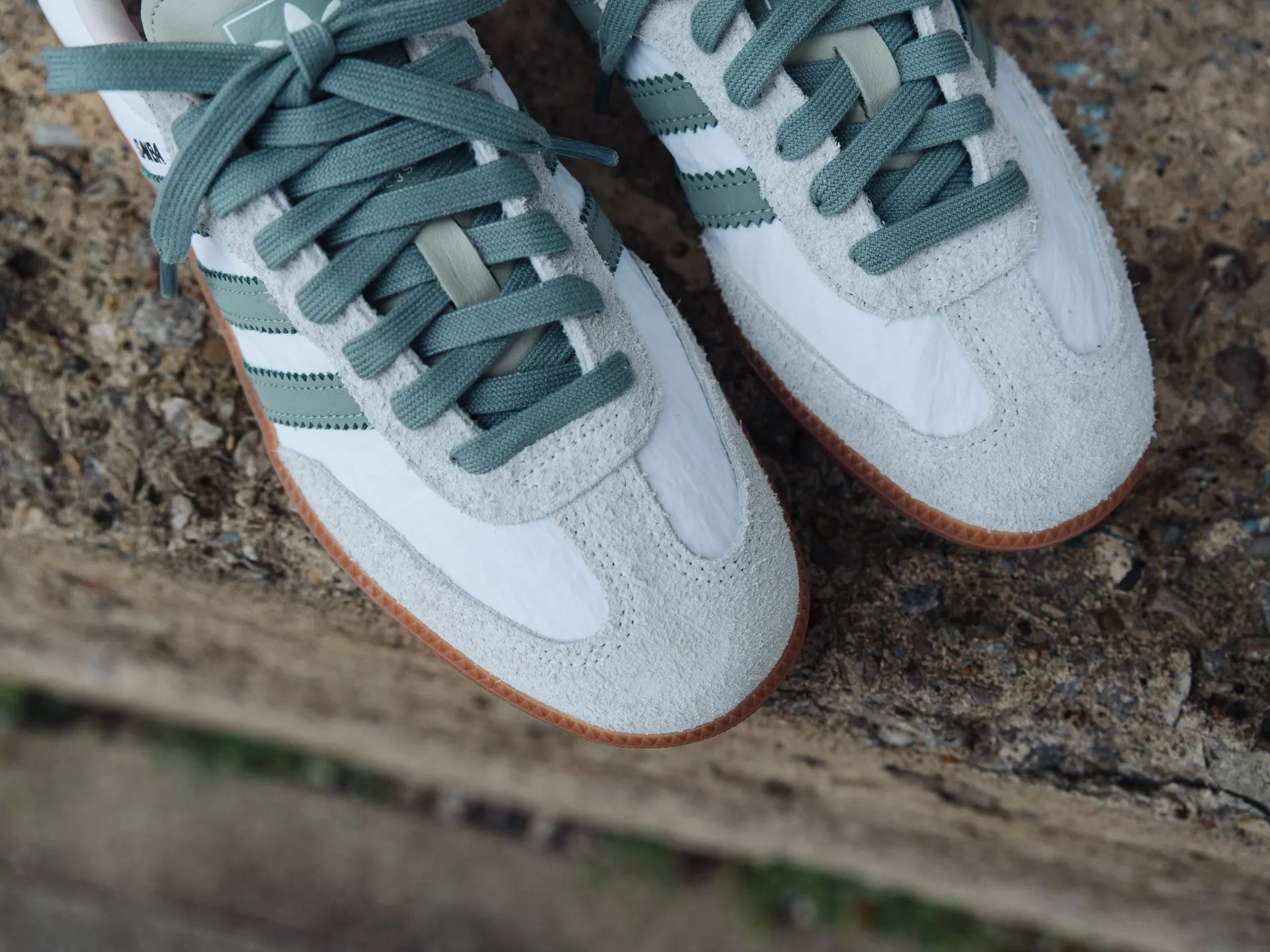 Adidas Women's Samba OG 'Cloud White/Silver Green'