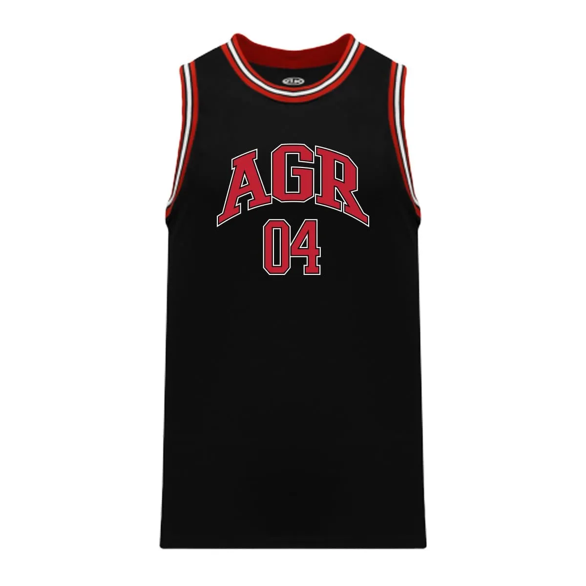 AGR Black Basketball Jersey