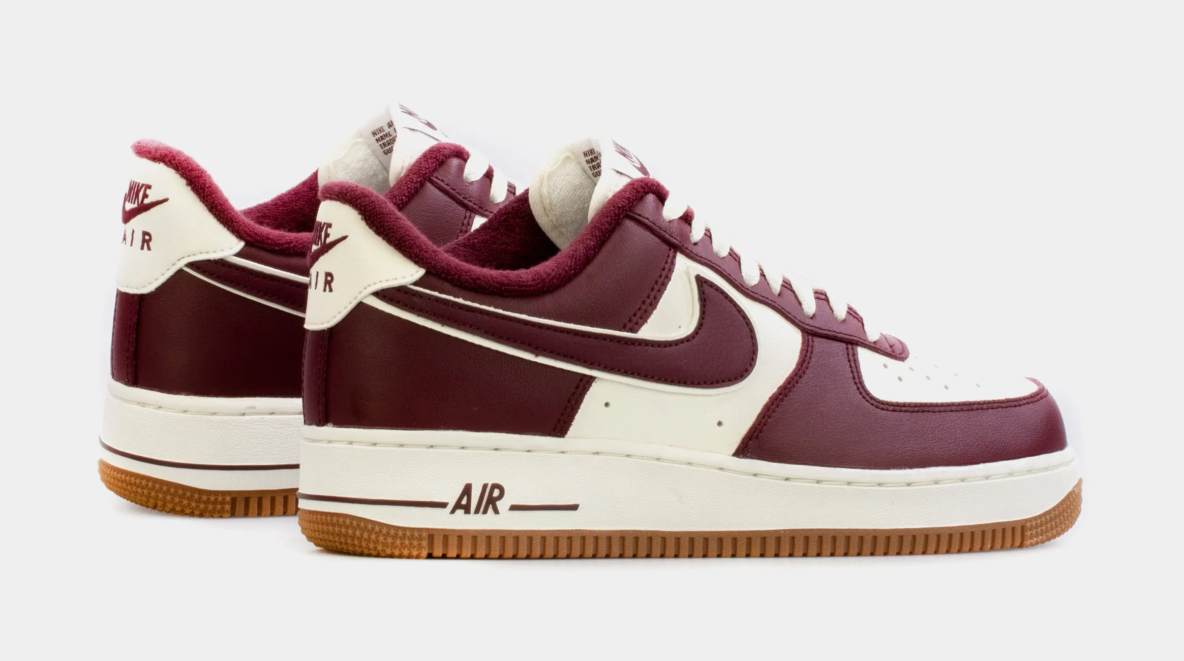 Air Force 1 '07 Night Maroon Mens Lifestyle Shoes (Maroon/White)