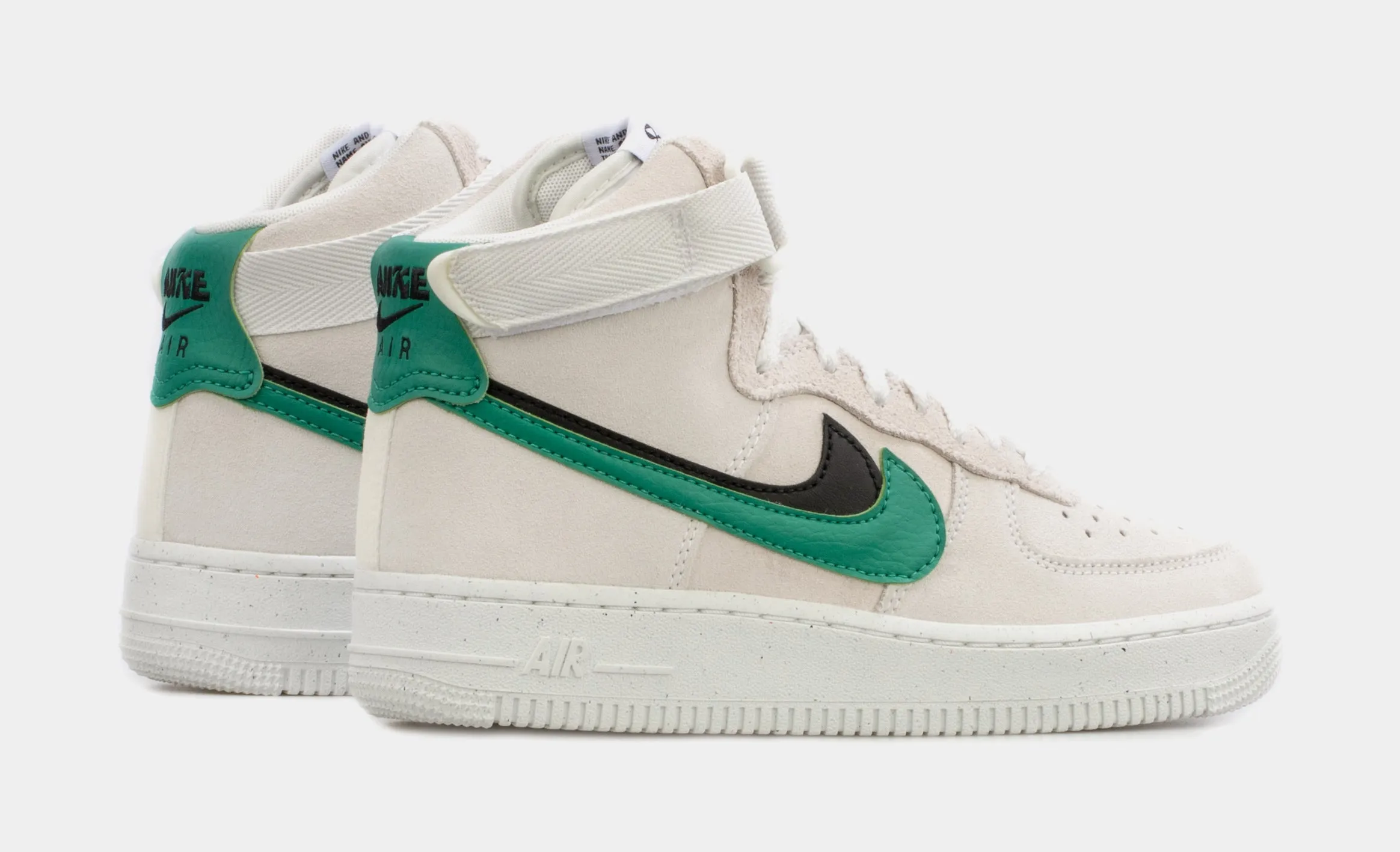 Air Force 1 High 82 Womens Lifestyle Shoes (White/Green)