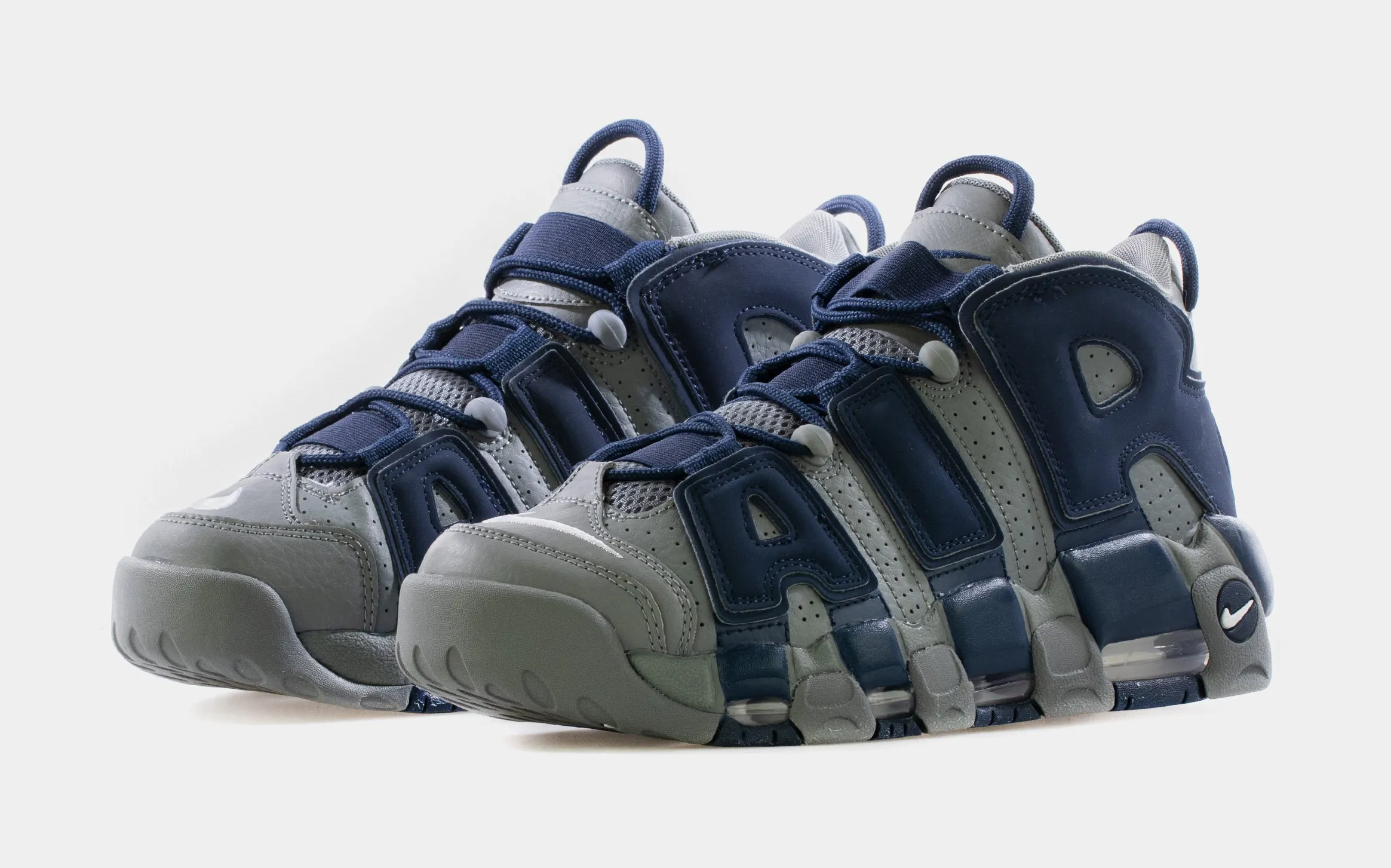 Air More Uptempo '96 Mens Basketball Shoe (Cool Grey/Midnight Navy/White)