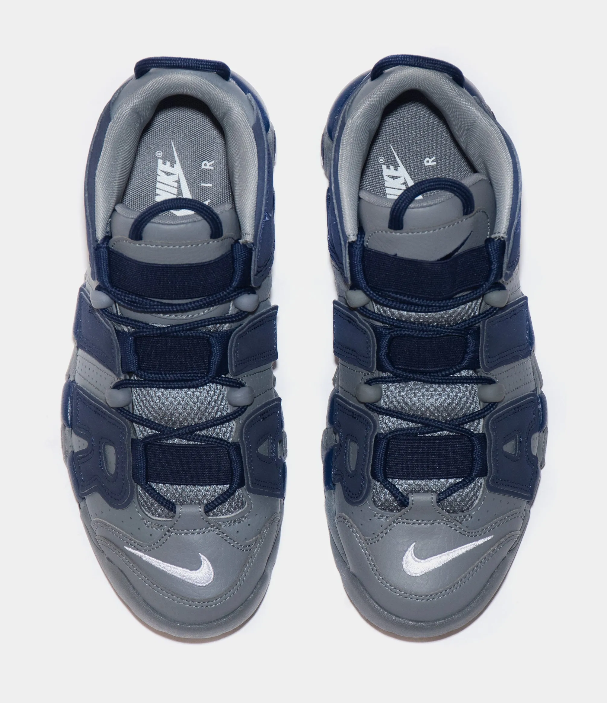 Air More Uptempo '96 Mens Basketball Shoe (Cool Grey/Midnight Navy/White)