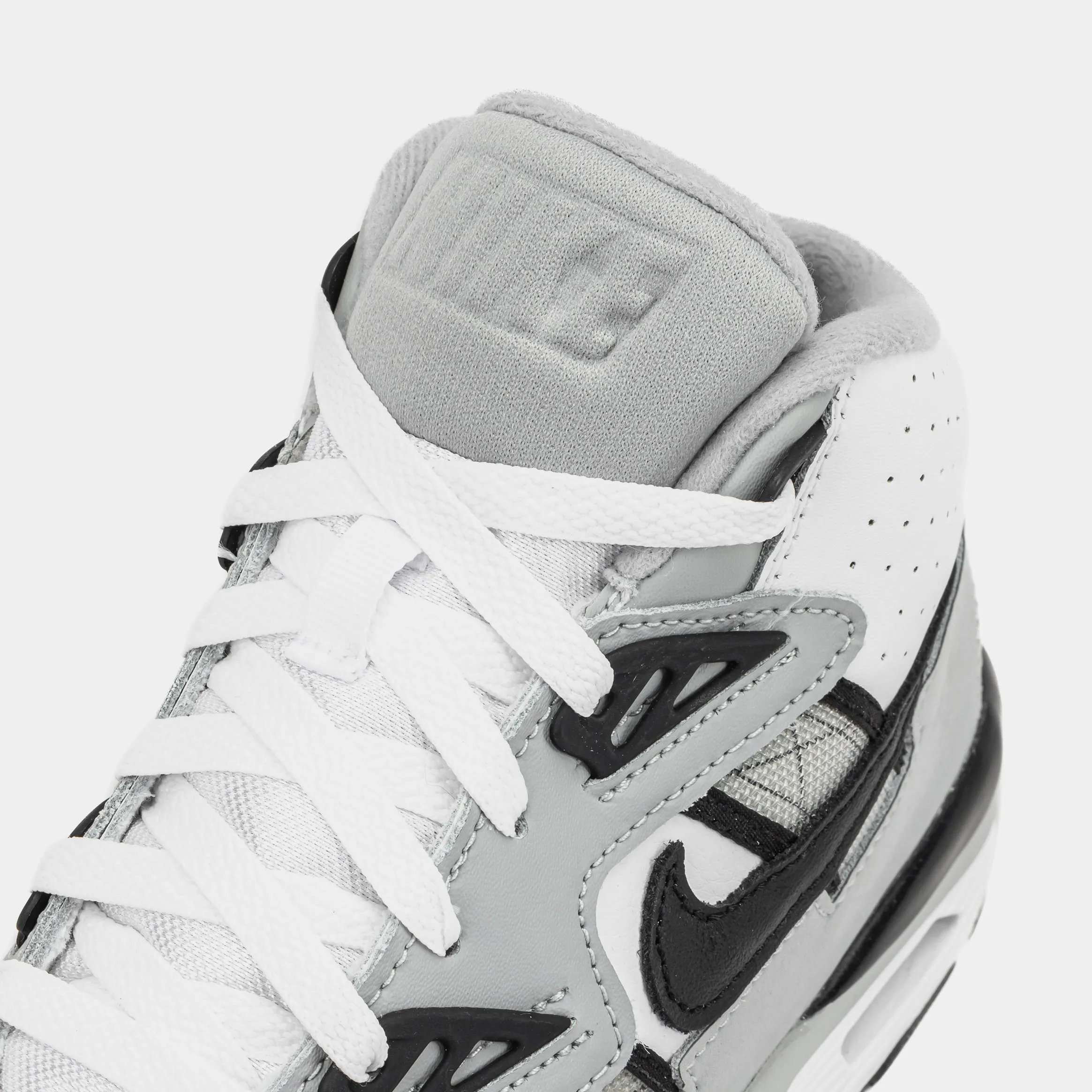 Air Trainer SC High Raiders Helmet Grade School Lifestyle Shoes (White/Black/Light Smoke Grey)