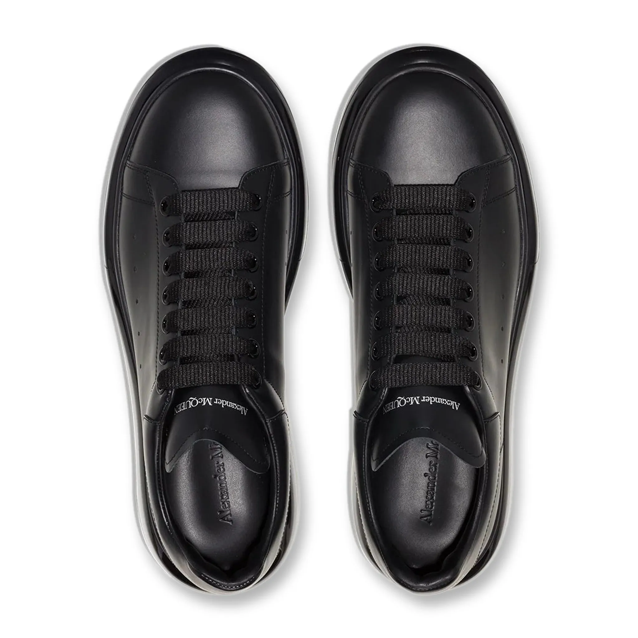 Alexander Mcqueen Raised Sole Black Bubble Sneaker