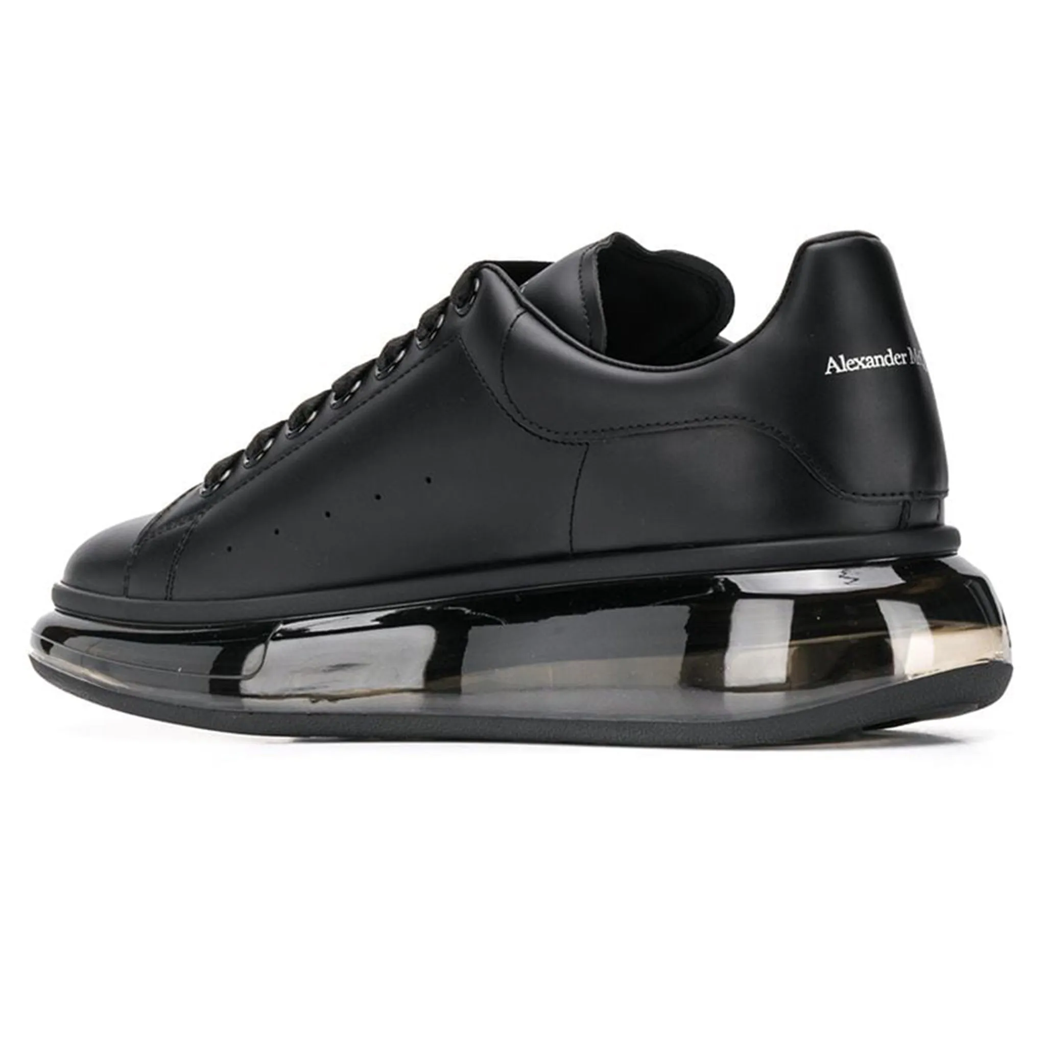 Alexander Mcqueen Raised Sole Black Bubble Sneaker