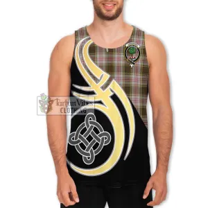 Anderson Dress Tartan Men's Tank Top with Family Crest and Celtic Symbol Style