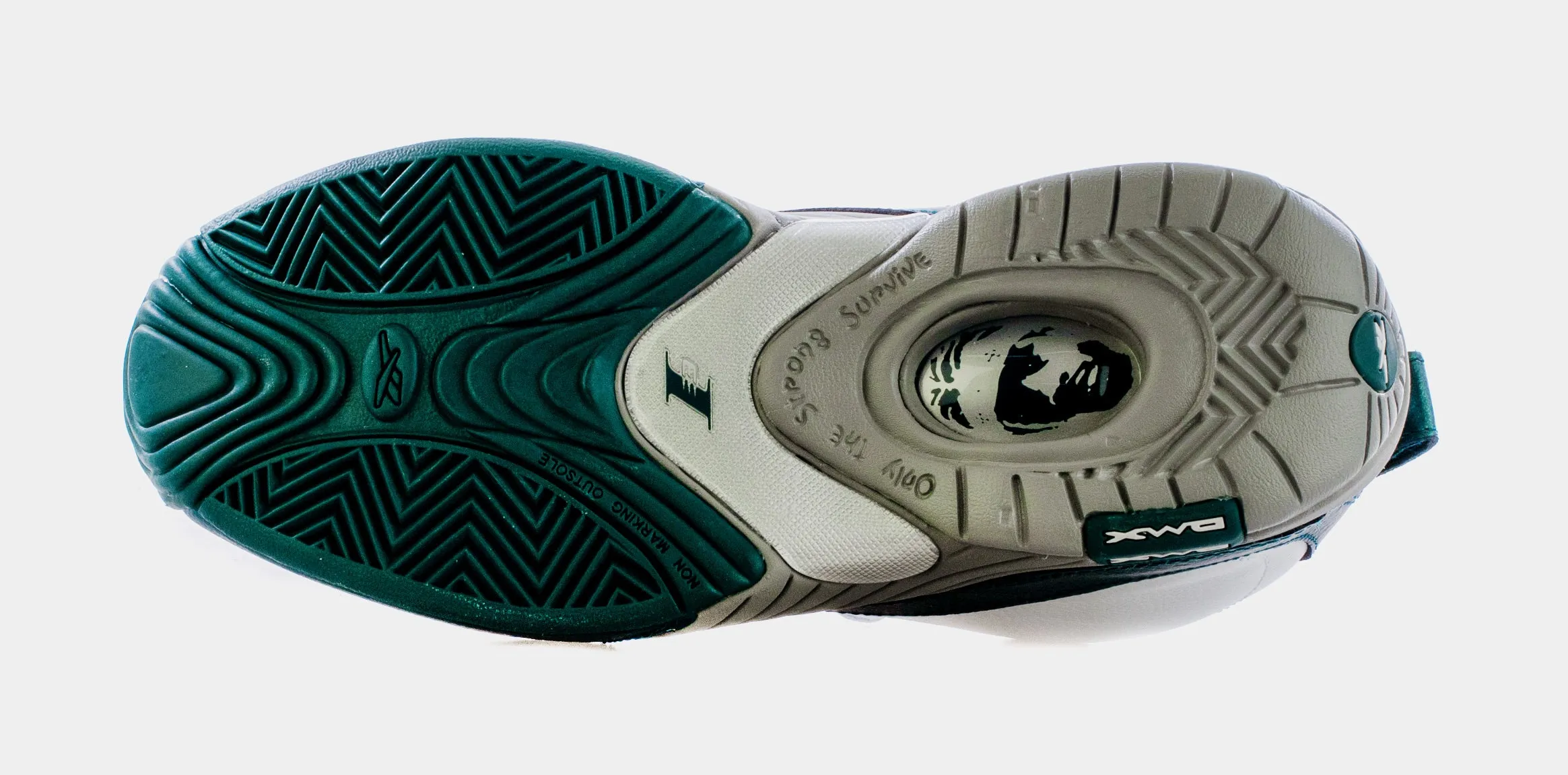 Answer IV The Tunnel Mens Basketball Shoes (Teal Green/White)