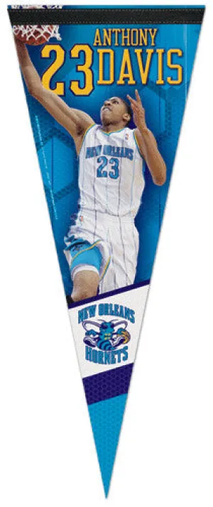 Anthony Davis "Launch" New Orleans Hornets Premium Felt Collector's Pennant - Wincraft