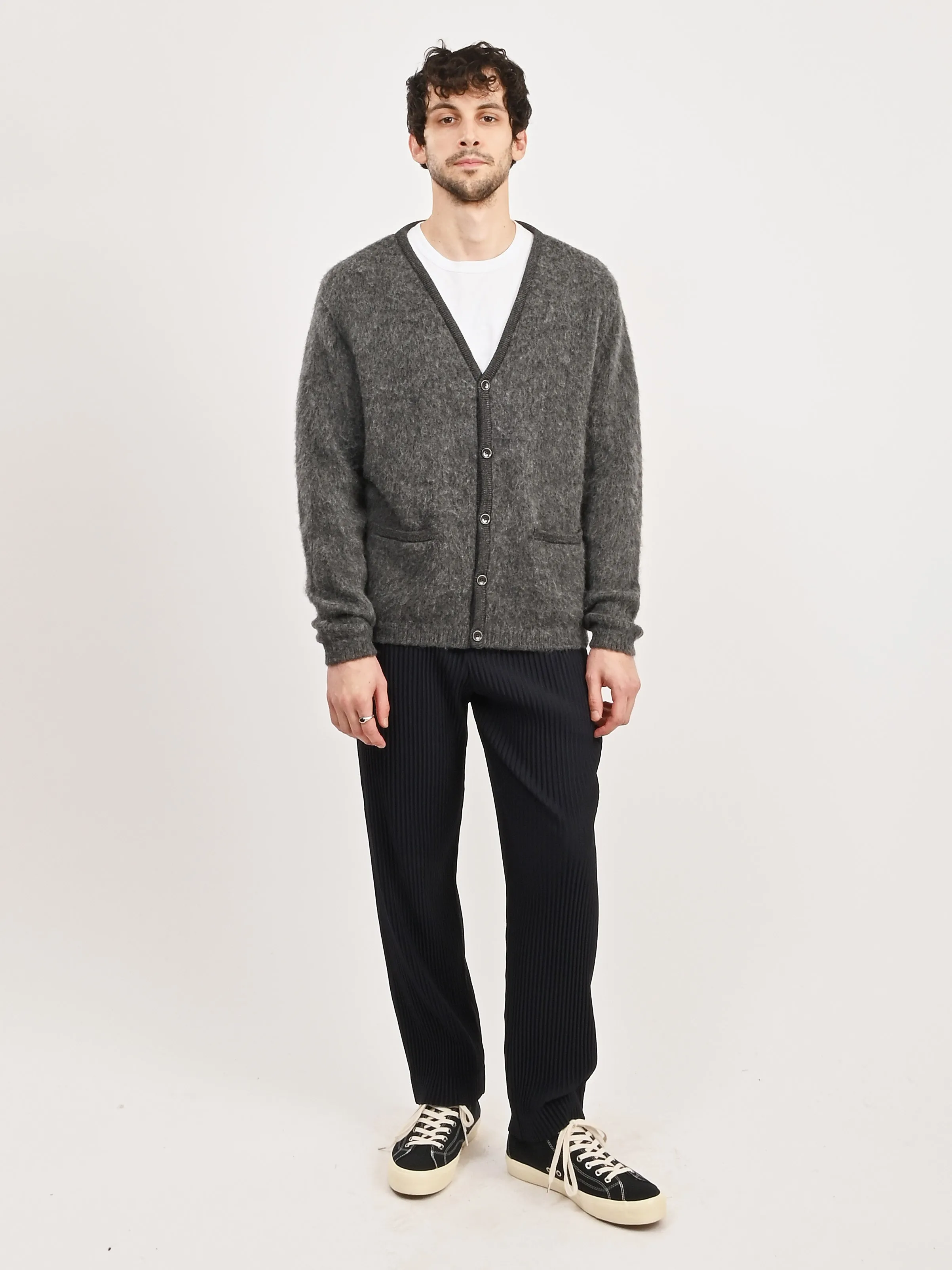 Anthrazite Melange Pichiu Knit Cardigan