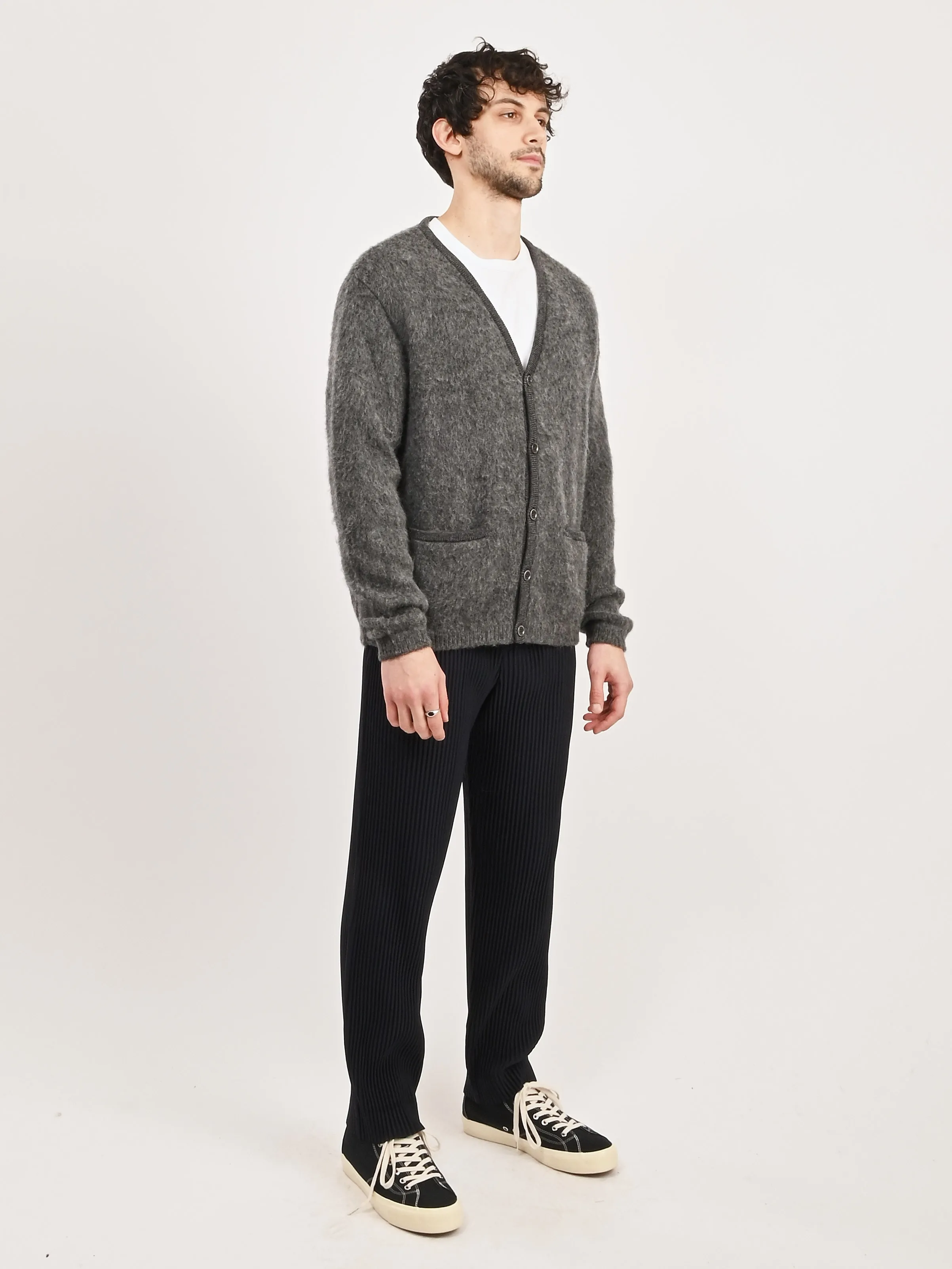 Anthrazite Melange Pichiu Knit Cardigan