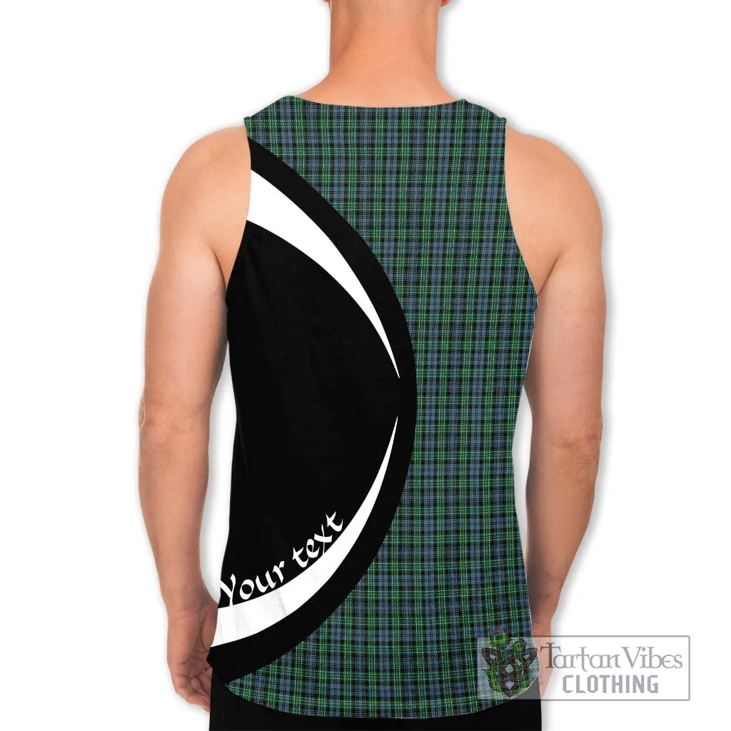 Arbuthnot Tartan Men's Tank Top with Family Crest Circle Style