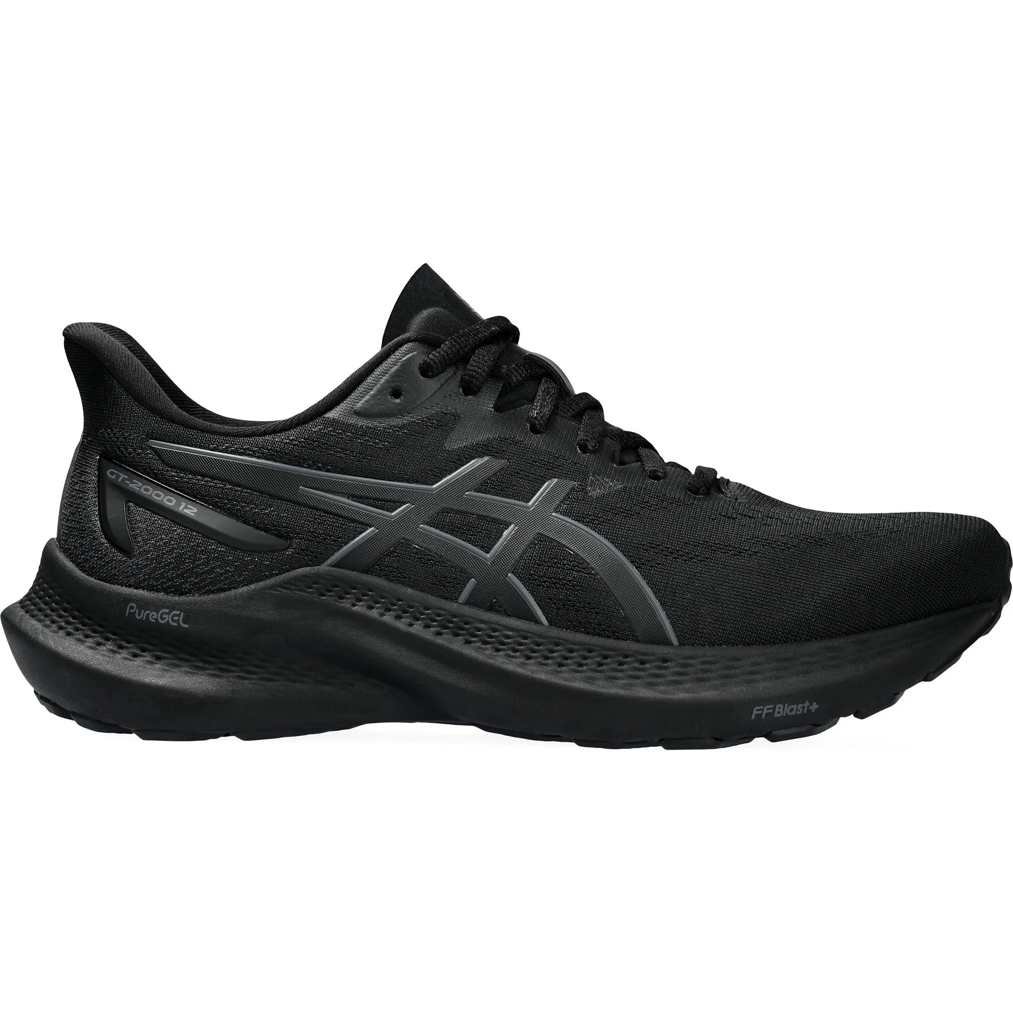 Asics GT 2000 12 Womens Running Shoes - Black