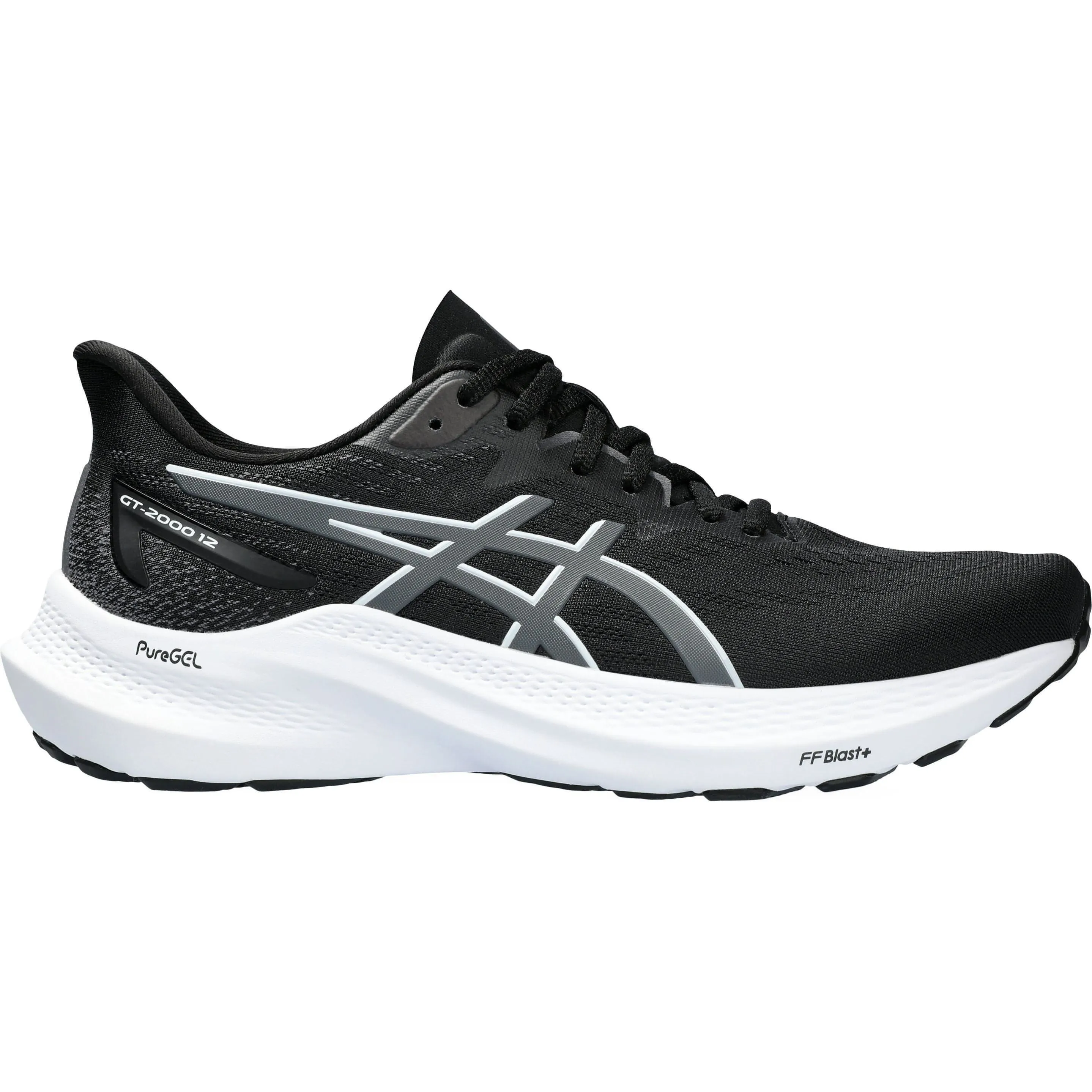 Asics GT 2000 12 Womens Running Shoes - Black