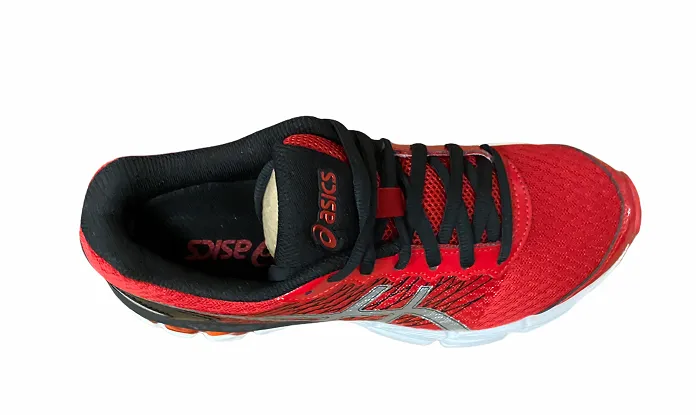 Asics scarpa da corsa per ragazzi Gel Nimbus 18 C600N 2393 rosso-argento-nero