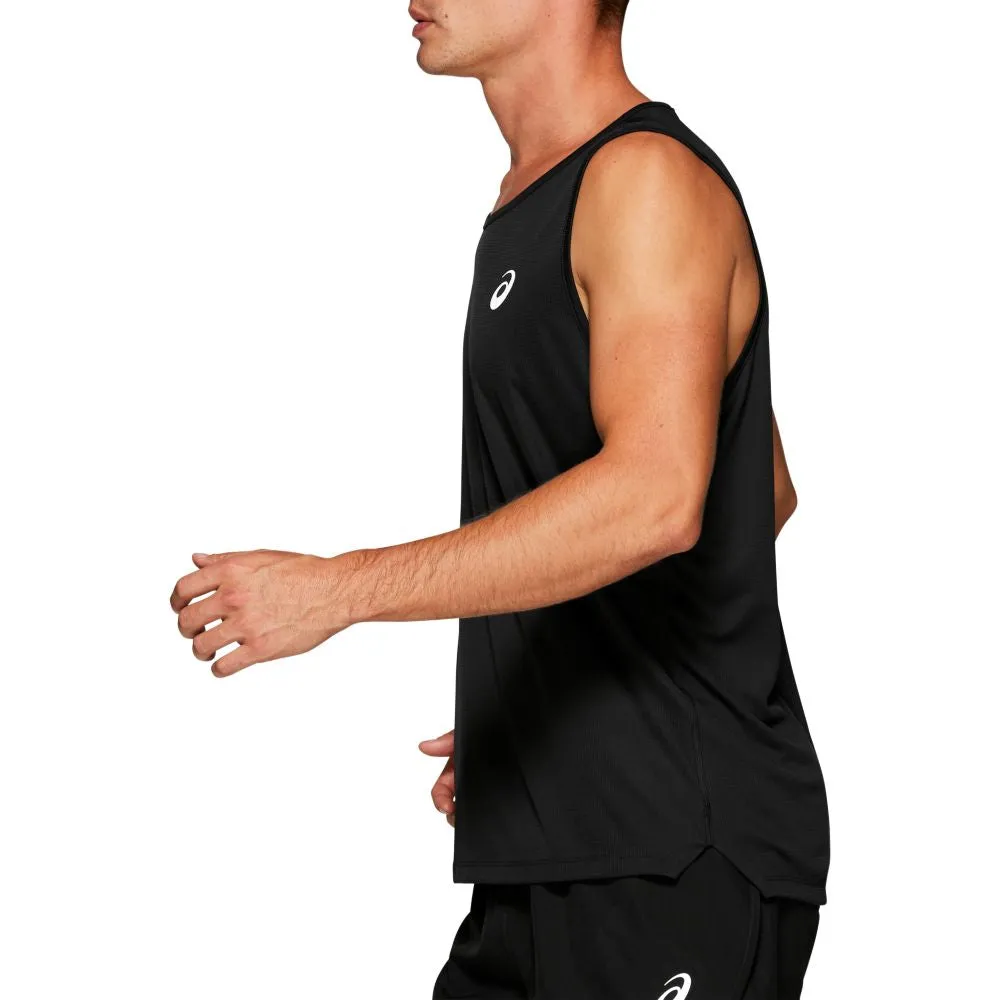 ASICS Silver Mens Singlet