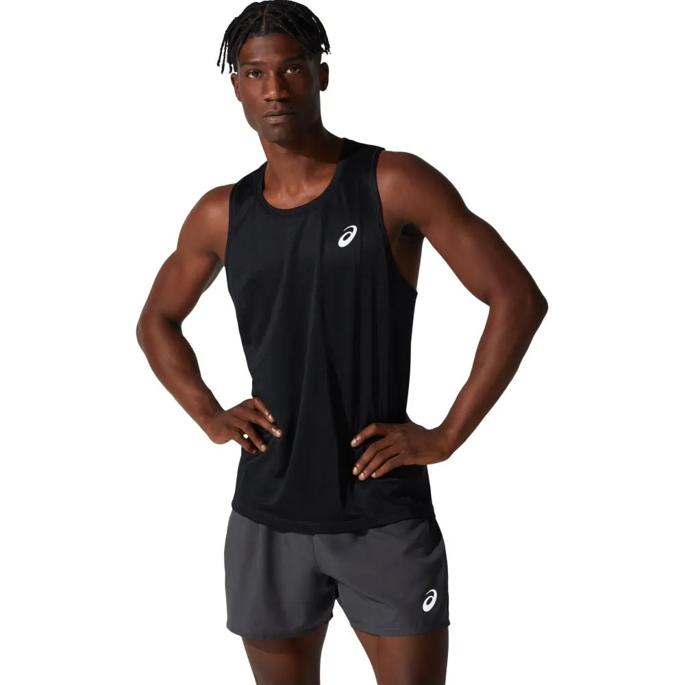 ASICS Silver Mens Singlet