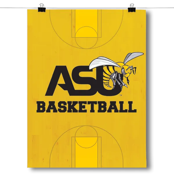 ASU Hornets - Basketball Court Poster