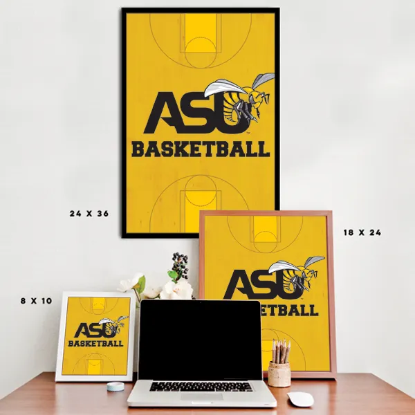 ASU Hornets - Basketball Court Poster