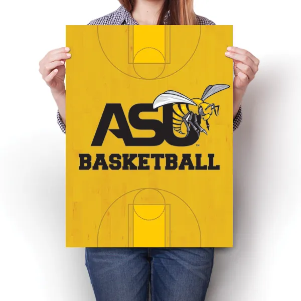 ASU Hornets - Basketball Court Poster