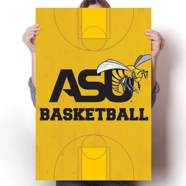 ASU Hornets - Basketball Court Poster