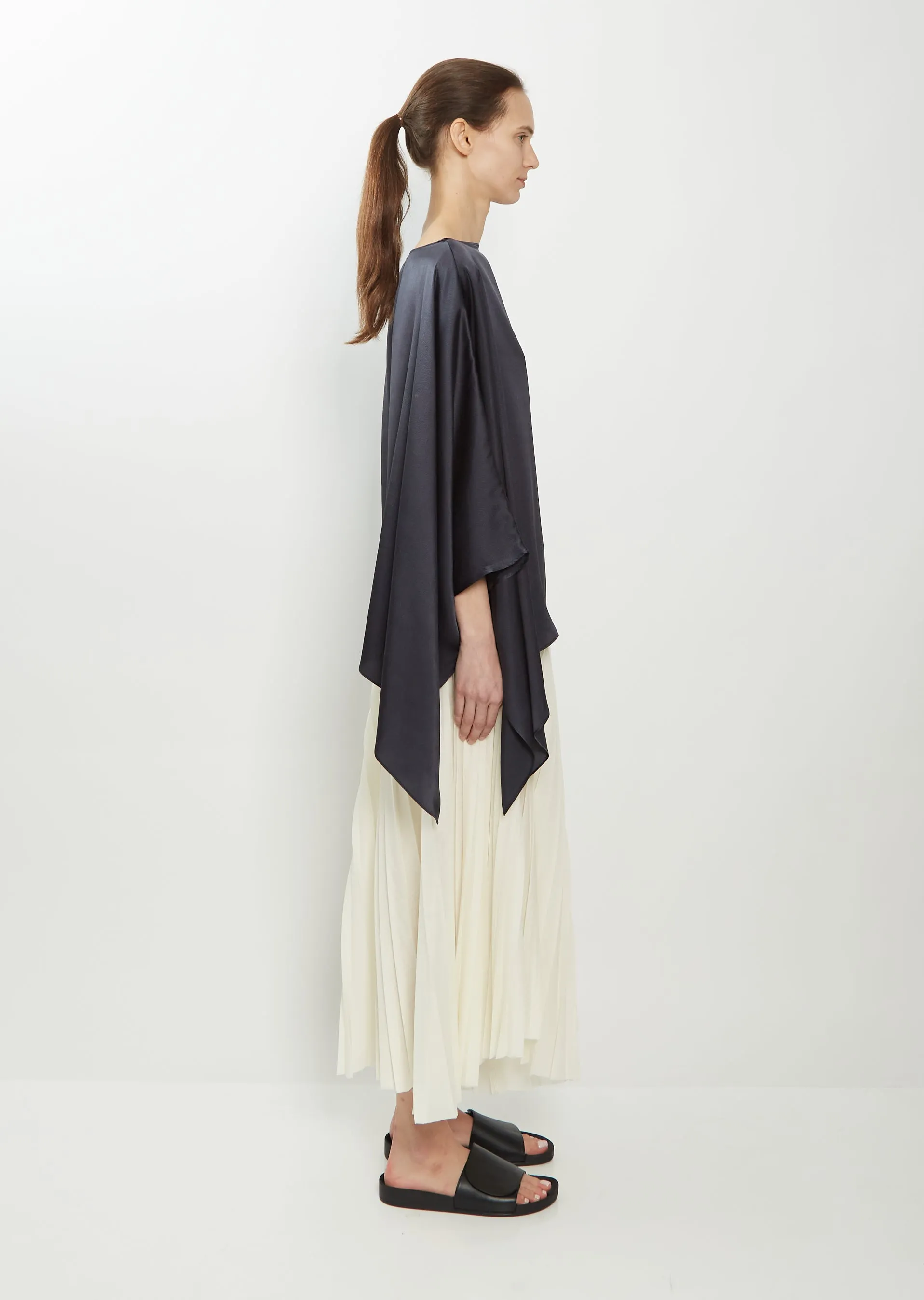 Asymmetric Silk Top