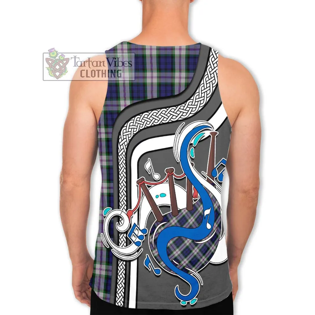 Baird Dress Tartan Men's Tank Top with Epic Bagpipe Style