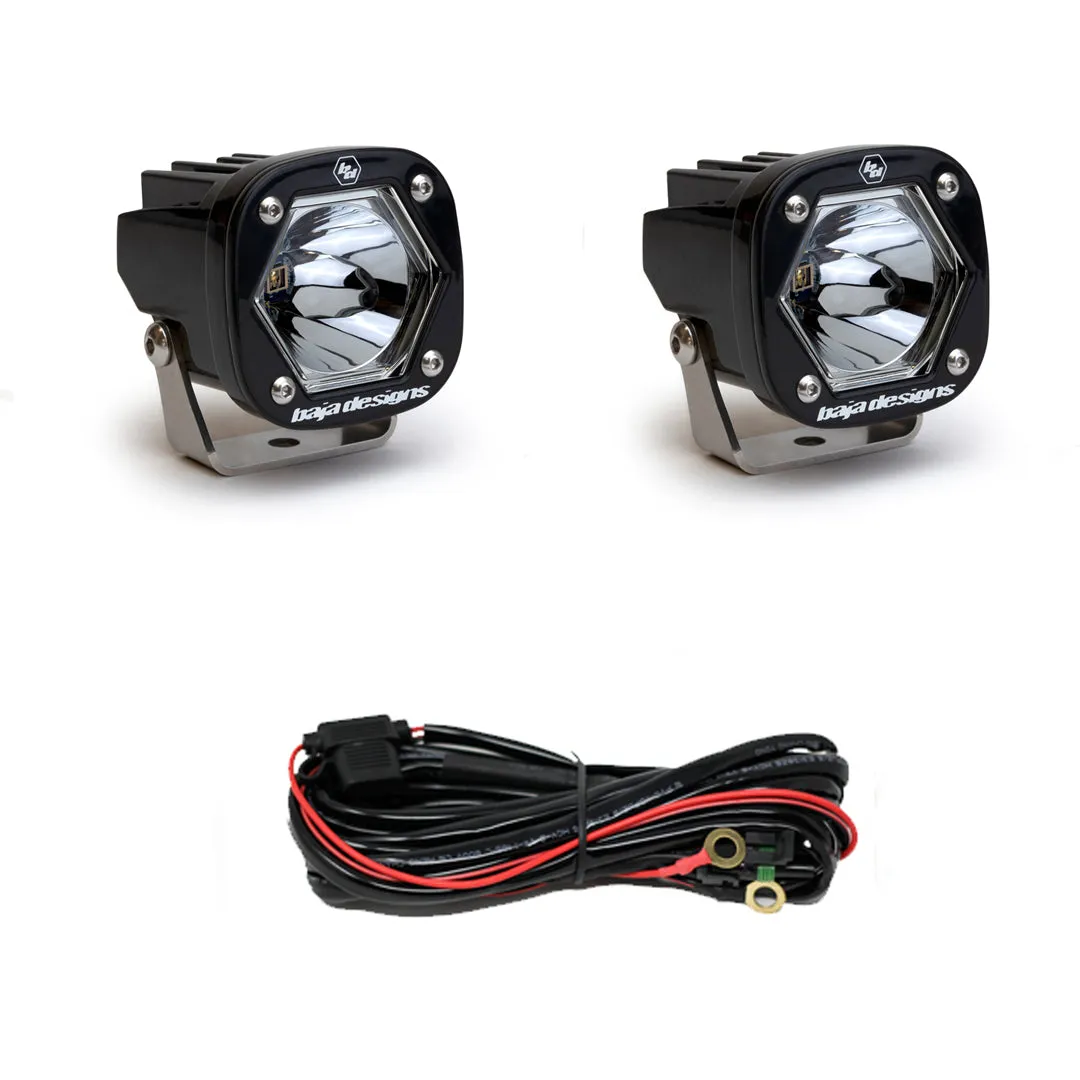 Baja Designs Black S1 LED Light - Pair