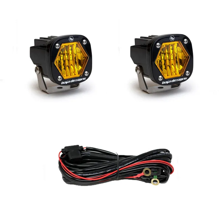 Baja Designs Black S1 LED Light - Pair