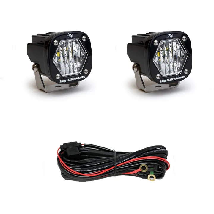 Baja Designs Black S1 LED Light - Pair