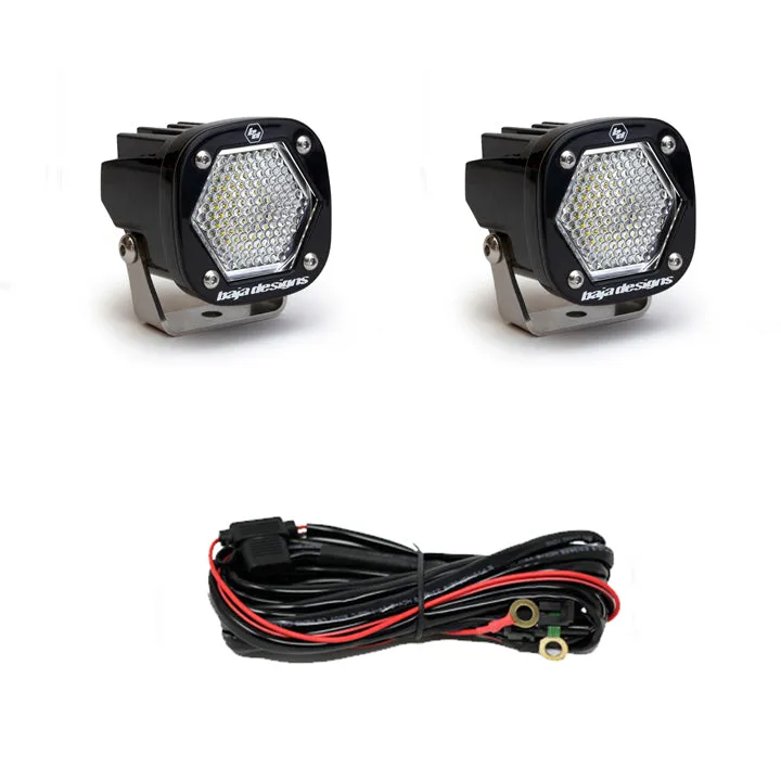 Baja Designs Black S1 LED Light - Pair