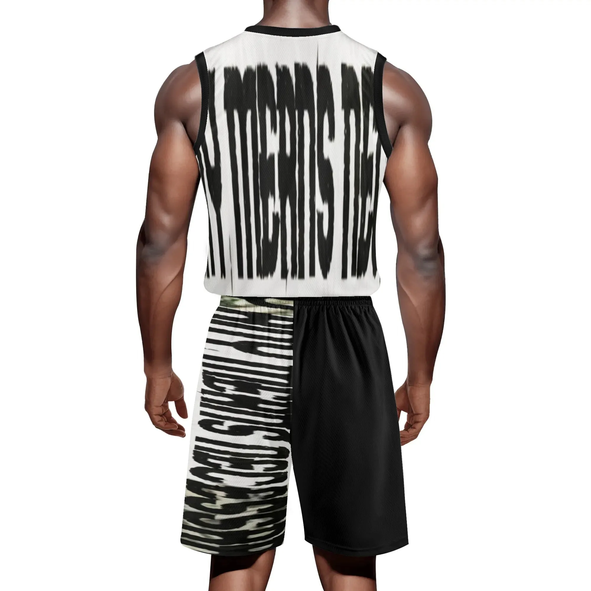 B.A.M.N - By Any Means Necessary Basketball Jersey Matching Short Sets Outfit