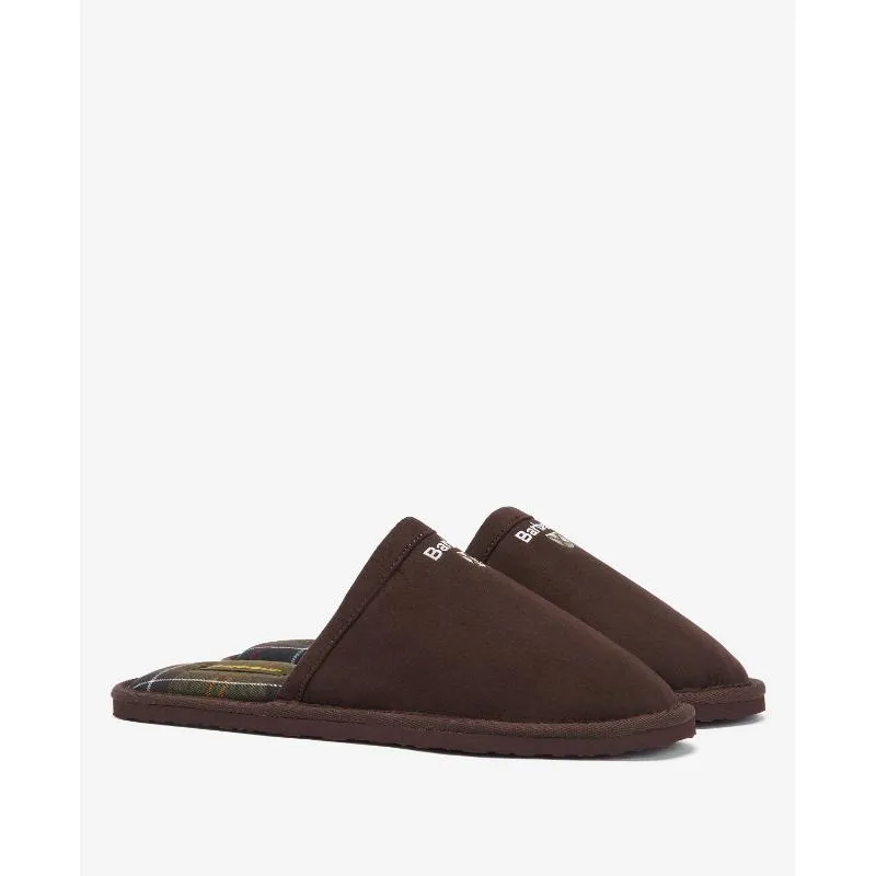 Barbour Everitt Mule Mens Slipper - Brown