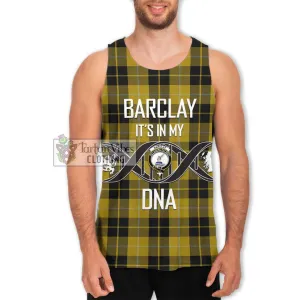 Barclay Dress Tartan Men's Tank Top with Family Crest DNA In Me Style