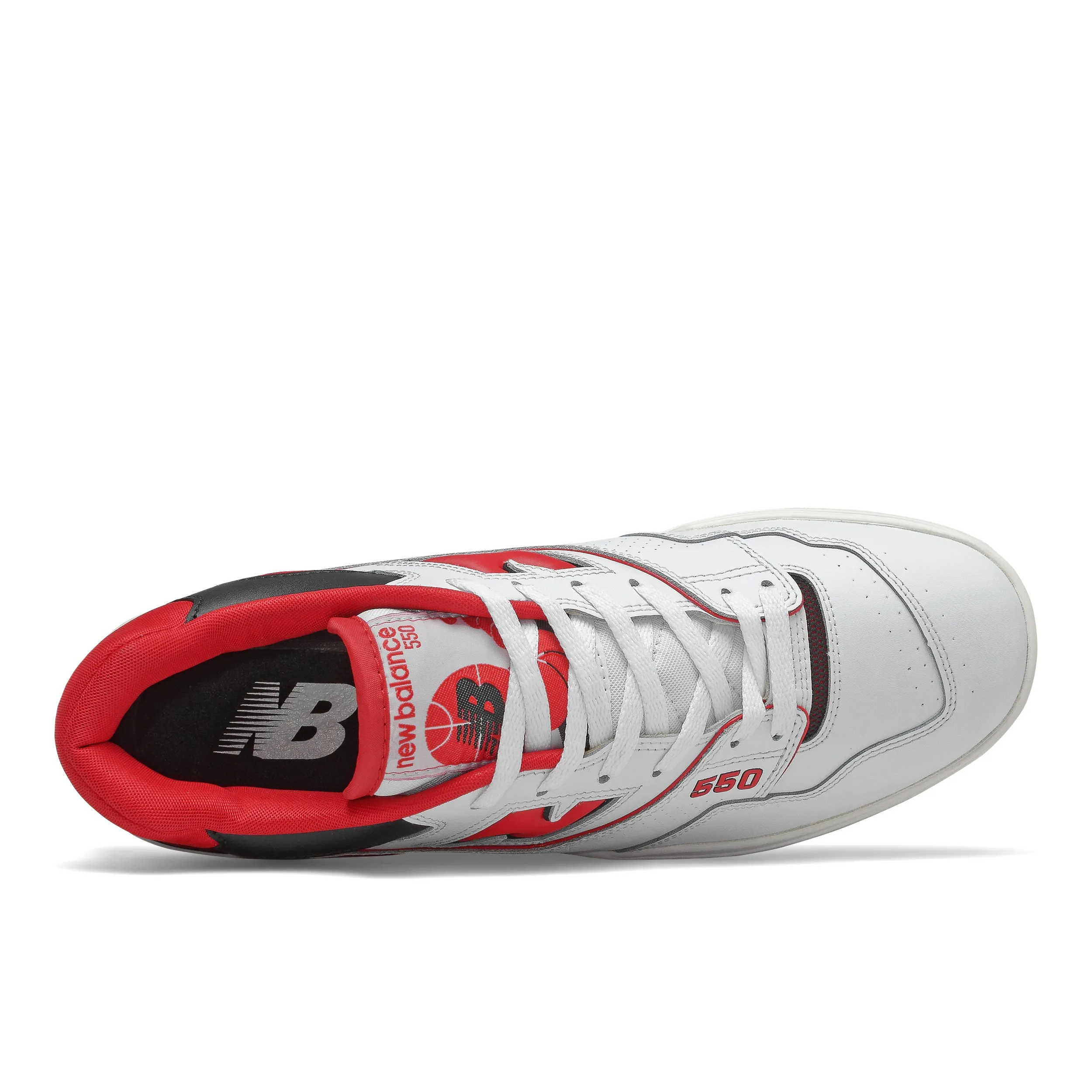 BB550SE1 / NEW BALANCE / WHITE / TEAM RED