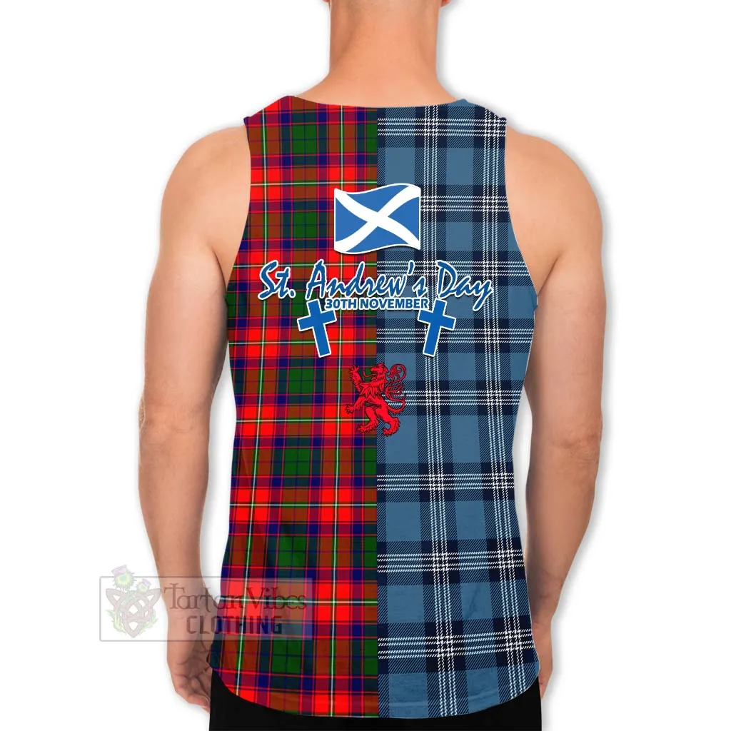 Belshes (Belsches) Tartan Men's Tank Top Happy St. Andrew's Day Half Tartan Style