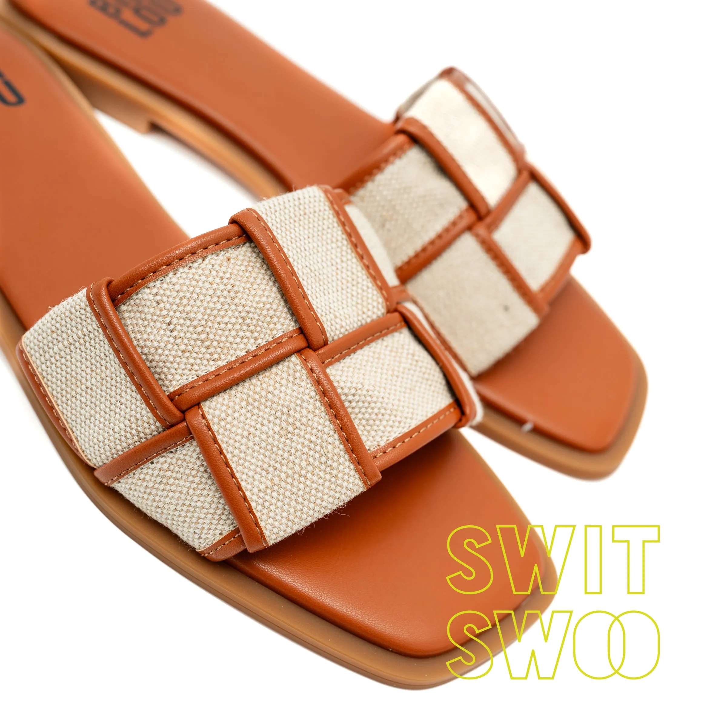 Bibi Lou Flat Sandal in Tan