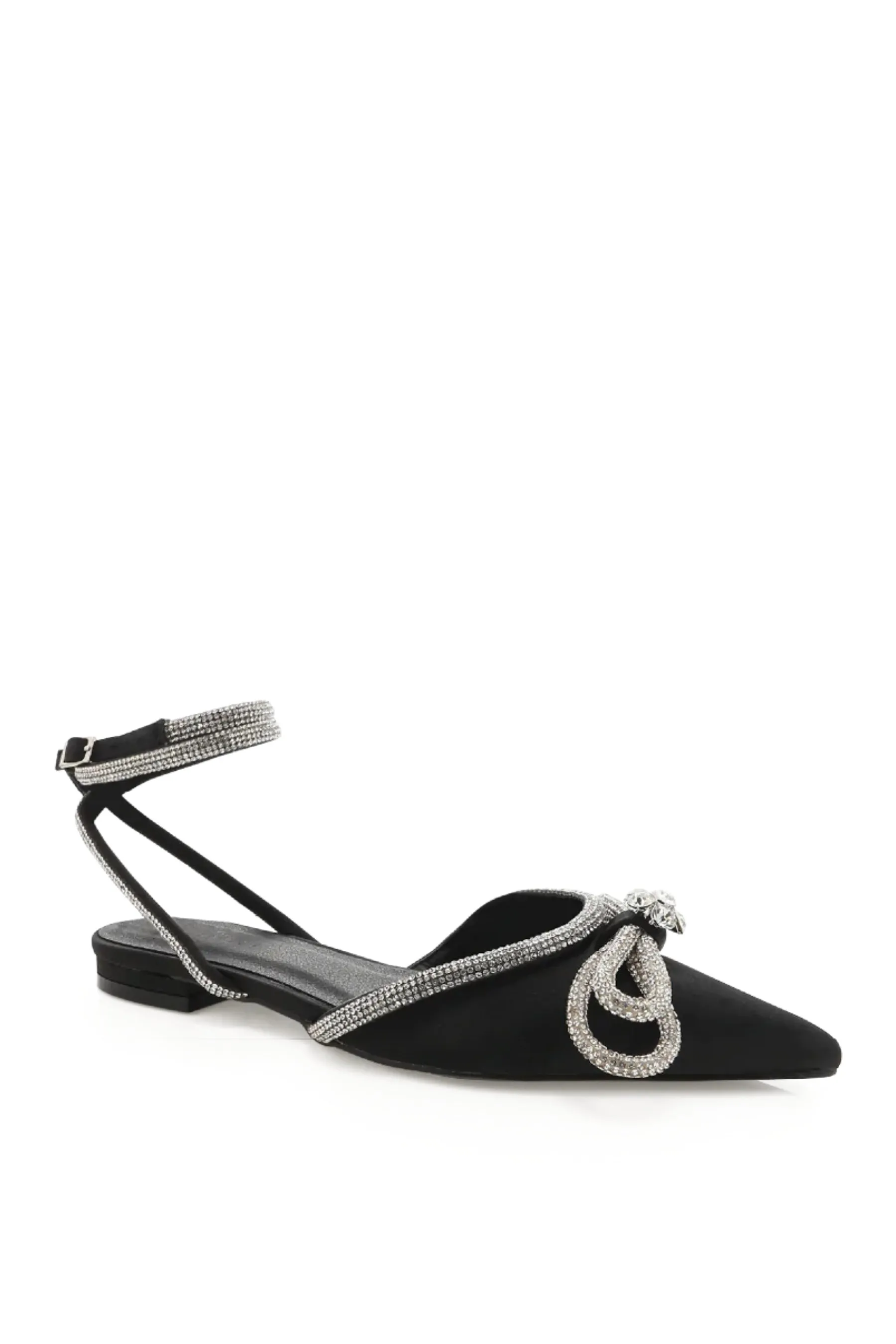 BILLINI - LAINIE FLAT BLACK SATIN