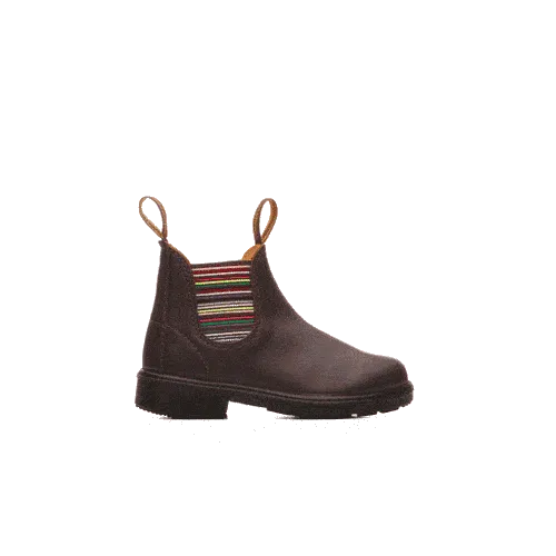 Blundstone 1413 - Kids Brown Striped Elastic